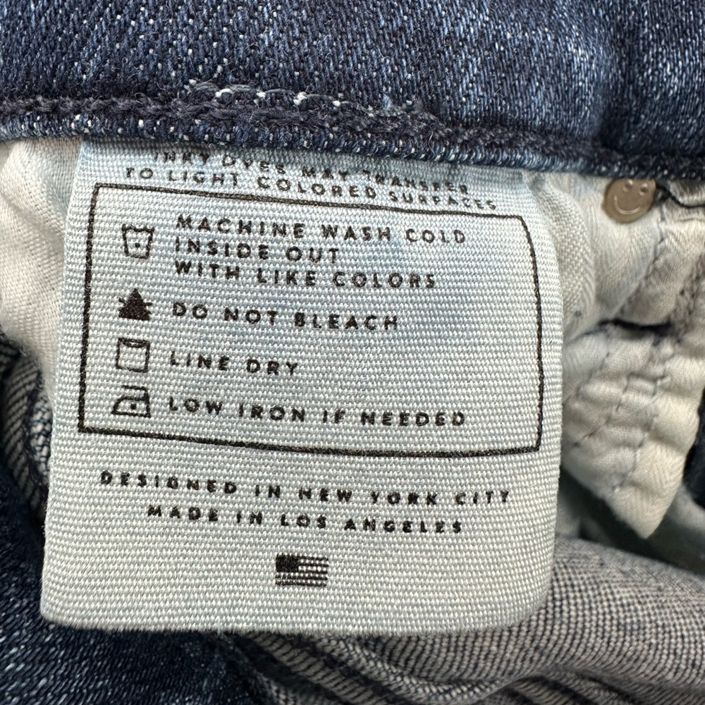 AYR Jeans Womens 28x26 (25x26) Blue‎ The Riser Skinny Fit Denim Stretch Fray Hem - Picture 11 of 12